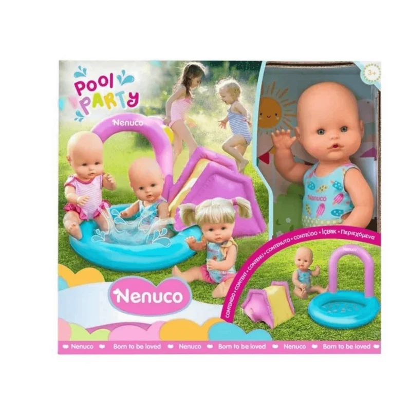 Muñeco Nenuco Fiesta en la Piscina - ¡Diversión Acuática!