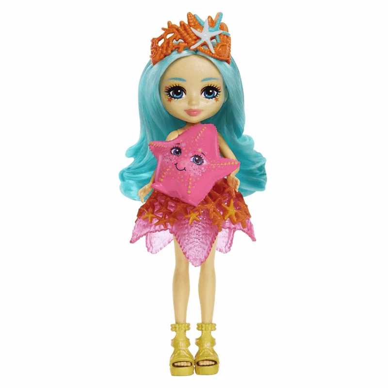 Royal Enchantimals Ocean Kingdom Muñeca Starla Starfish con mascota 4 años
