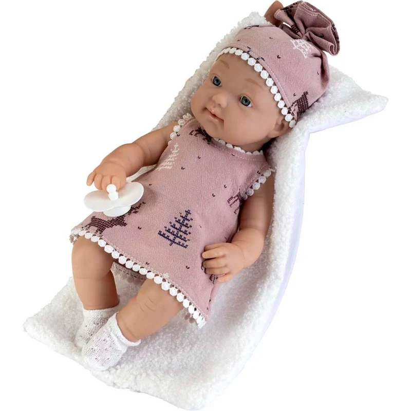 Muñeca Real Baby PequeBB 33 cm – Bebé clásico para juego de imitación (18M+)