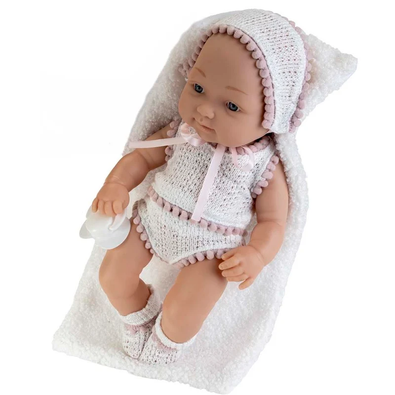 Muñeca Real Baby PequeBB 33 cm – Bebé clásico para juego de imitación (18M+)
