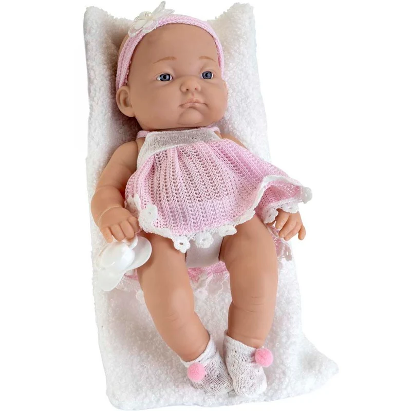 Muñeca Real Baby PequeBB 33 cm – Bebé clásico para juego de imitación (18M+)