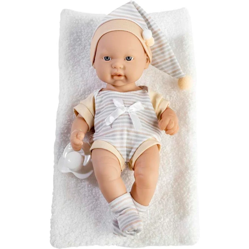 Muñeca Real Baby PequeBB 25 cm – Bebé clásico para juego de imitación (18M+)