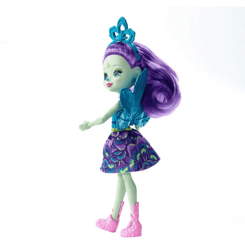 Enchantimals Muñeca Patter Peacock con Mascota 4 años