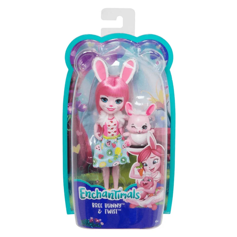 Enchantimals Muñeca Bree Bunny con Mascota 4 años