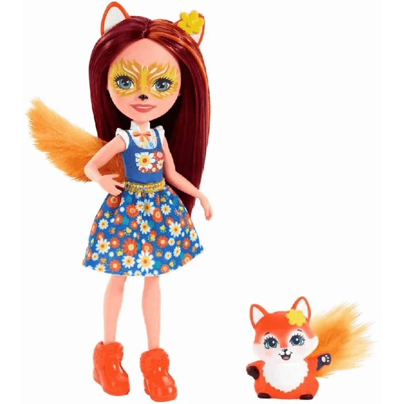 Enchantimals Muñeca Felicity Foz con Mascota 4 años