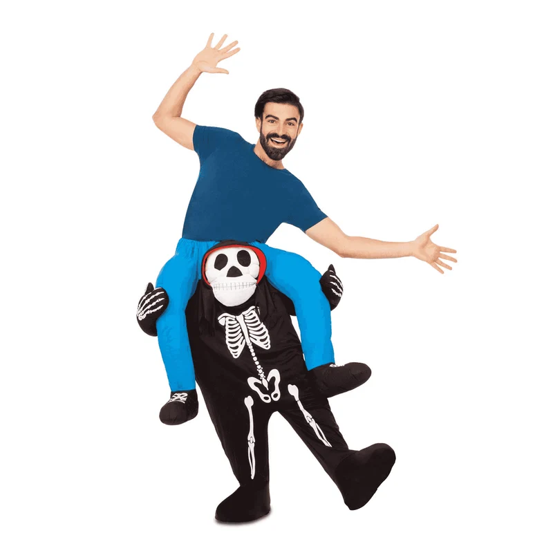 Disfraz de Ride-on esqueleto ml adulto talla ML