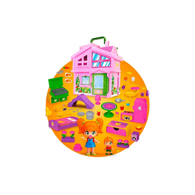 Pinypon Casa Rosa Maletin