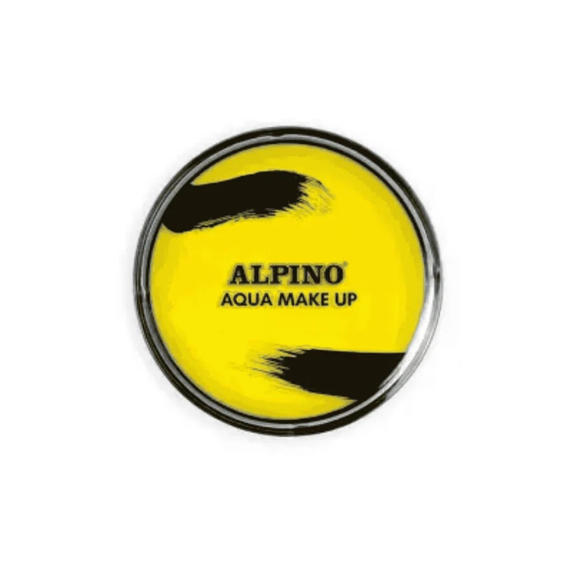 Polvera Maquillaje al Agua Amarillo Alpino