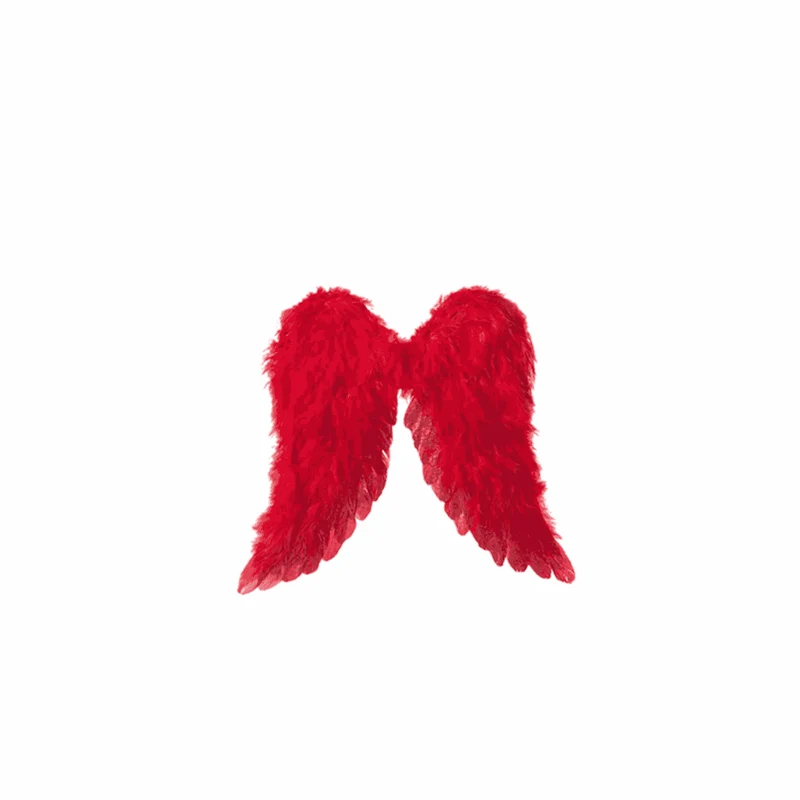 Alas Ángel color rojo para disfraz