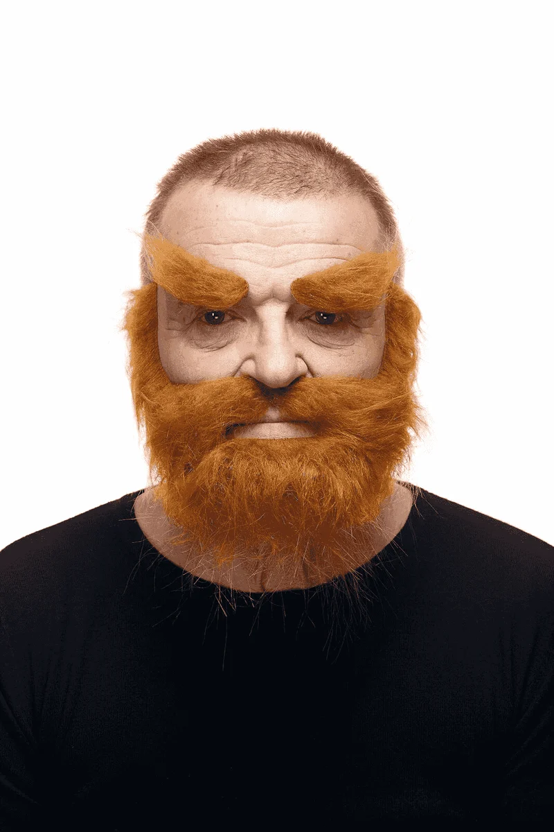Bigote Cejas, barba, bigote, perilla para disfraz