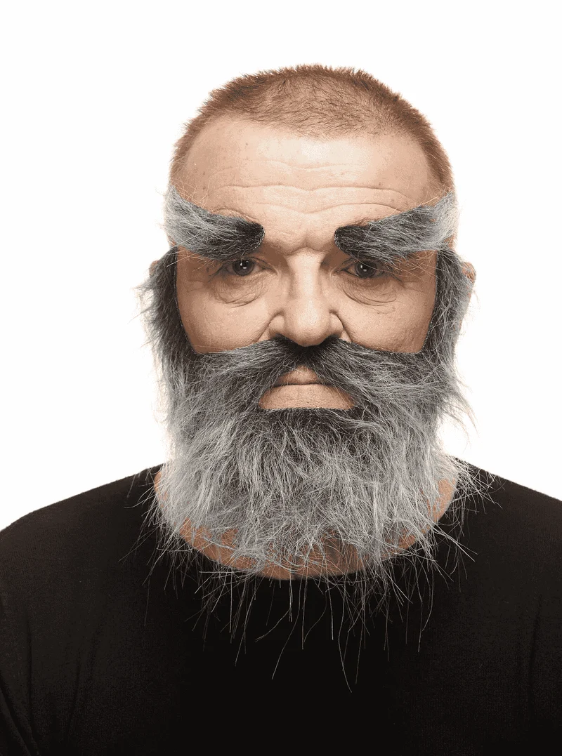 Bigote Cejas, barba, bigote, perilla para disfraz