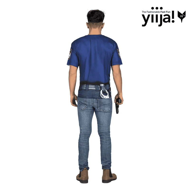 Disfraz de Muscular policeman adulto talla L