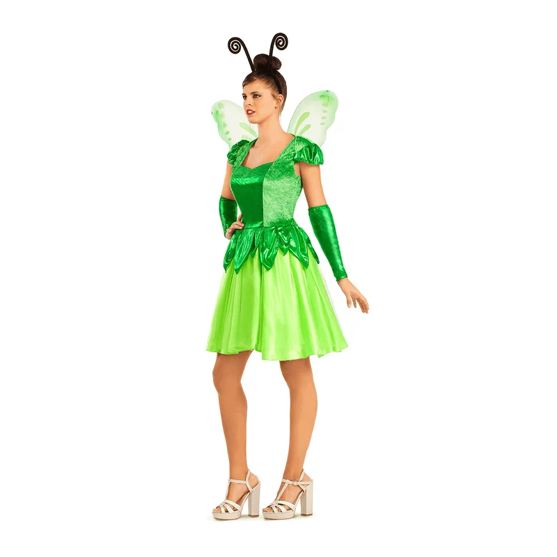 Disfraz de Hada verde adulto talla S