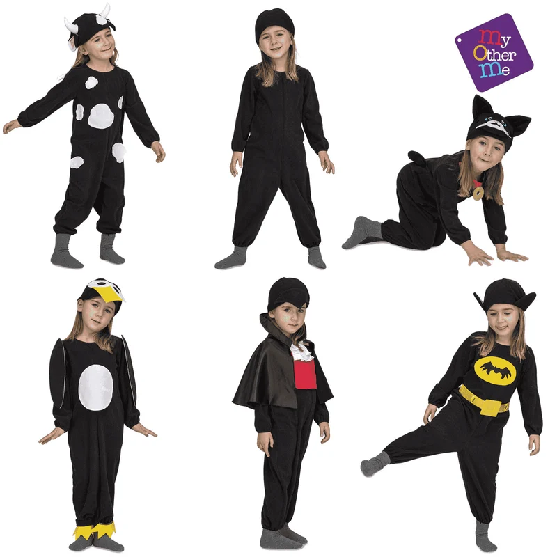 Disfraz de Quick ´n´ fun black 12-24 meses bebé