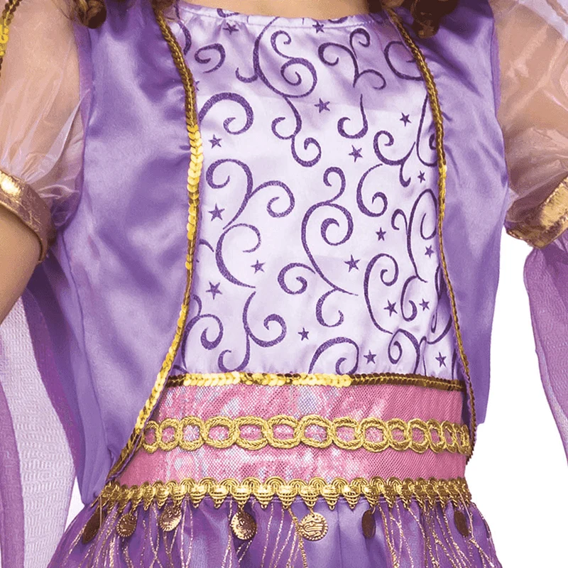 Disfraz de Princesa árabe morada 3-4 años infantil