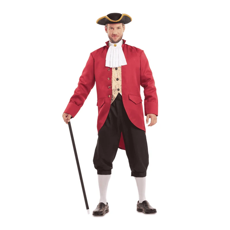 Disfraz de Hombre colonial adulto talla ML