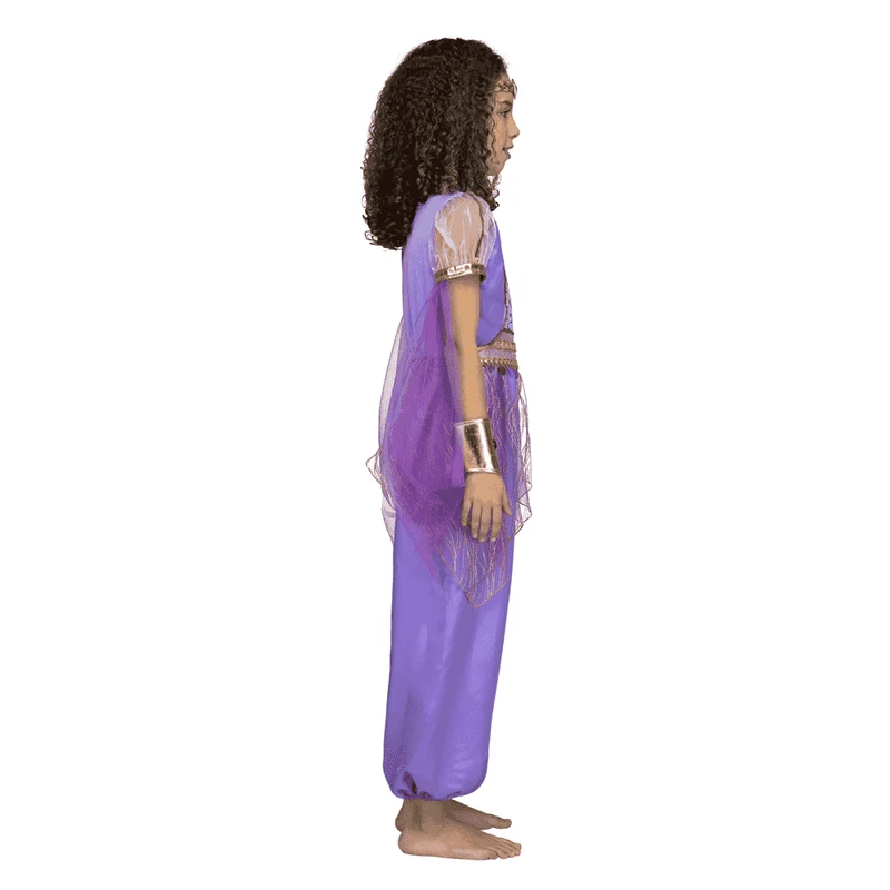 Disfraz de Princesa árabe morada 10-12 años infantil