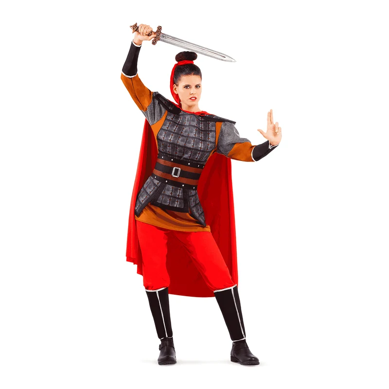Disfraz de Chinese warrior adulto talla ML