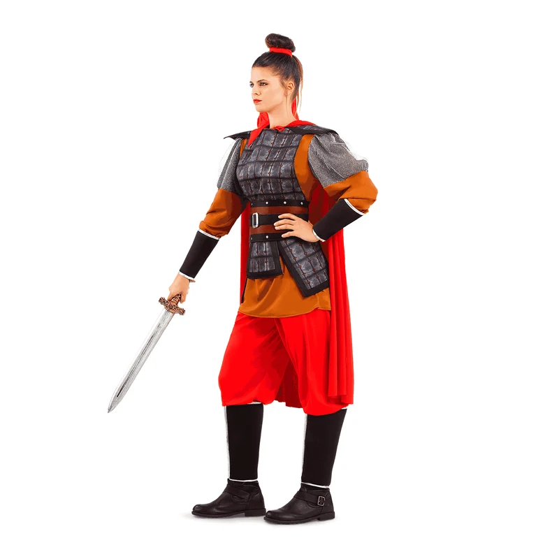 Disfraz de Chinese warrior adulto talla ML