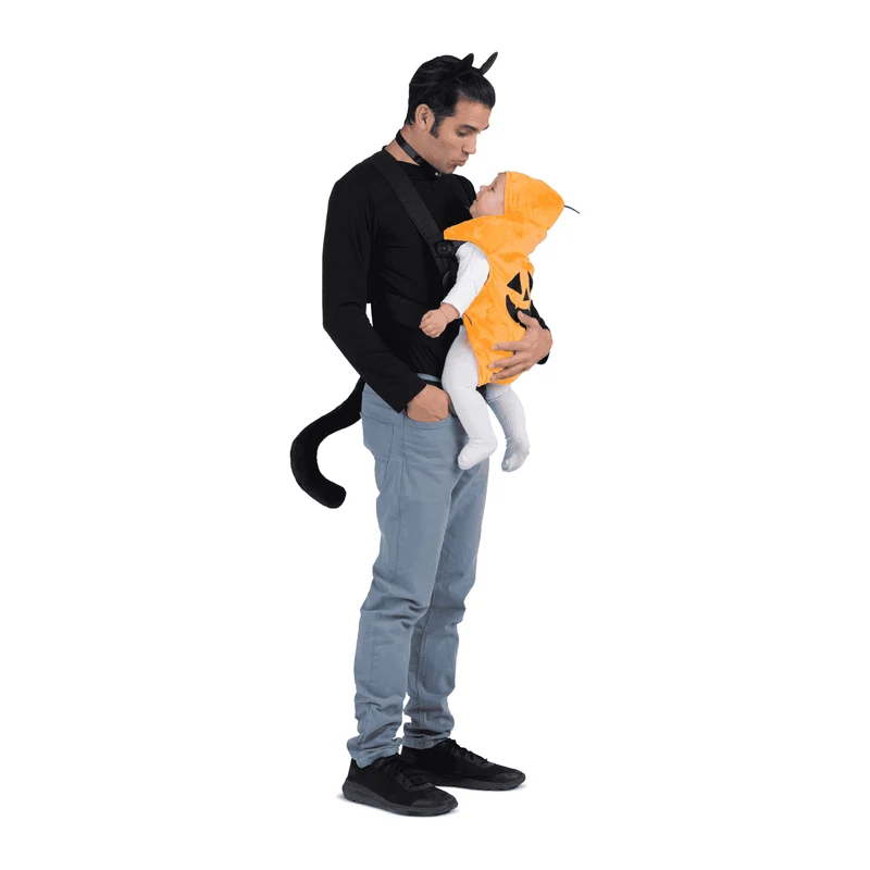 Disfraz de Cubremochila gato y calabaza one size ad adulto talla TALLA ÚNICA