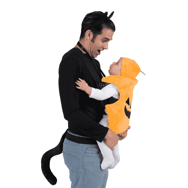 Disfraz de Cubremochila gato y calabaza one size ad adulto talla TALLA ÚNICA