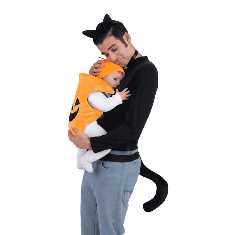Disfraz de Cubremochila gato y calabaza one size ad adulto talla TALLA ÚNICA