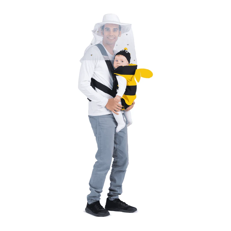 Disfraz de Cubremochila apicultor y abeja one size adulto talla TALLA ÚNICA