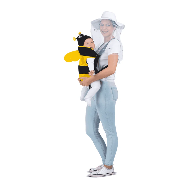 Disfraz de Cubremochila apicultor y abeja one size adulto talla TALLA ÚNICA