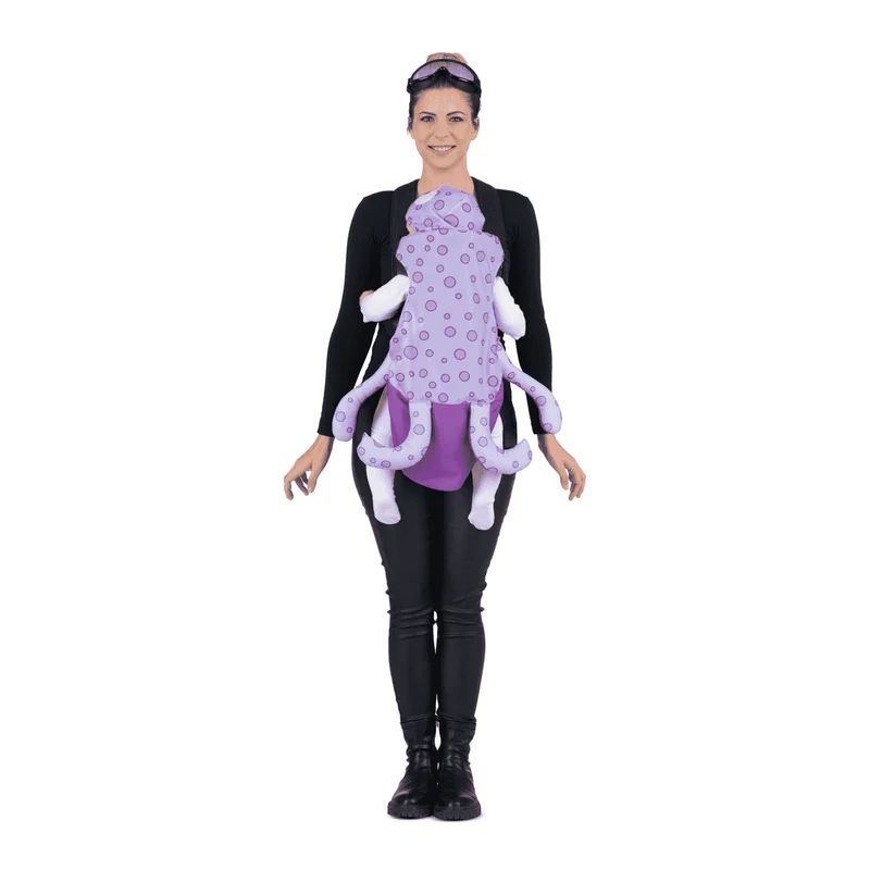 Disfraz de Cubremochila buceador y pulpo one size a adulto talla TALLA ÚNICA
