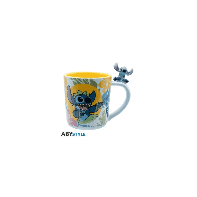 Taza 3D Asa de Hawaiian Stitch Disney 460 ml