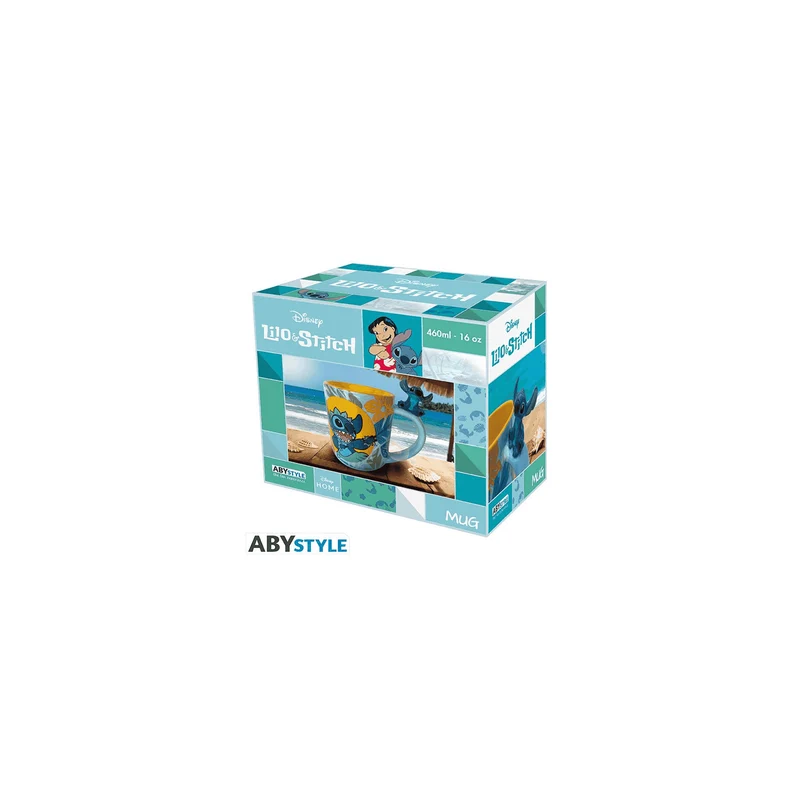 Taza 3D Asa de Hawaiian Stitch Disney 460 ml