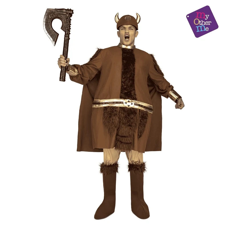 Disfraz de Vikingo gordo adulto talla ML
