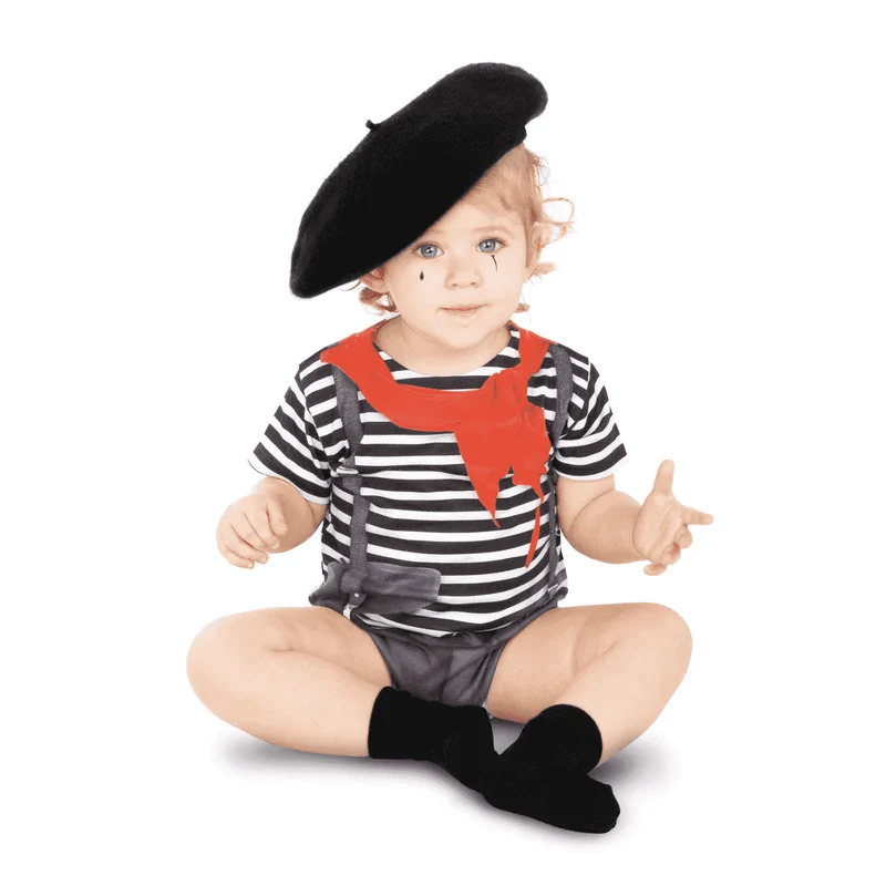Disfraz de Mime baby 6 meses bebé