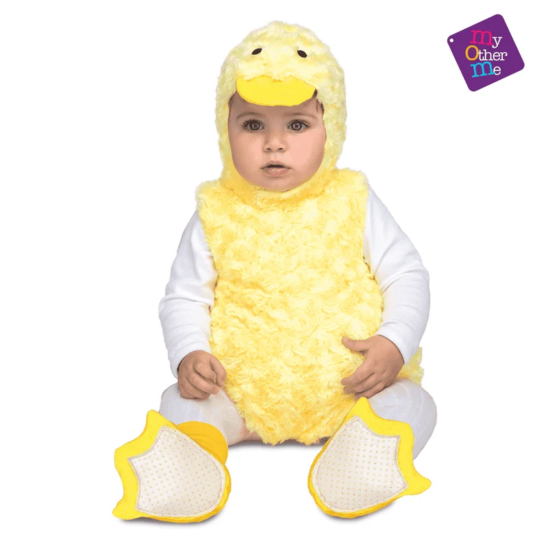 Disfraz de Patito peluche amarillo 0-6 meses bebé