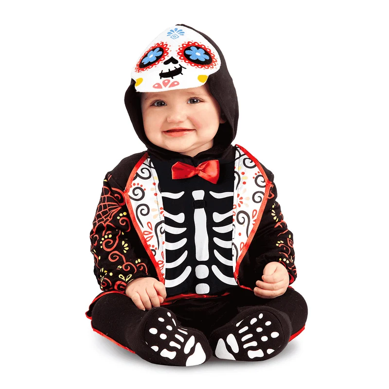 Disfraz de Bebé día de los muertos 12-24 meses bebé