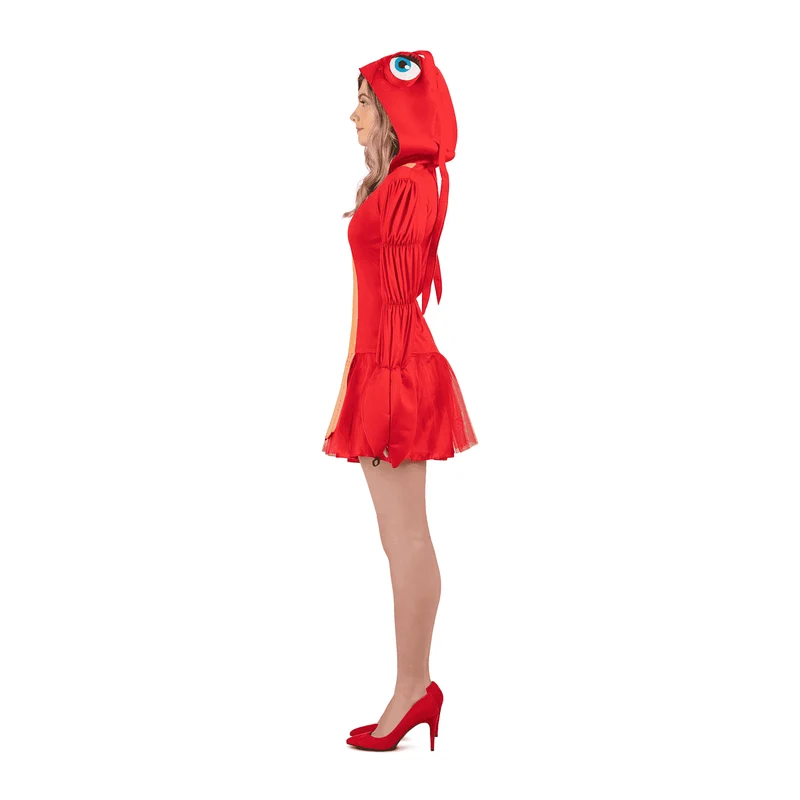 Disfraz de Bogavante chica adulto talla ML