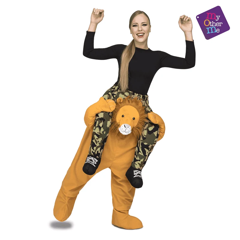 Disfraz de Ride-on león one size adult adulto talla TALLA ÚNICA