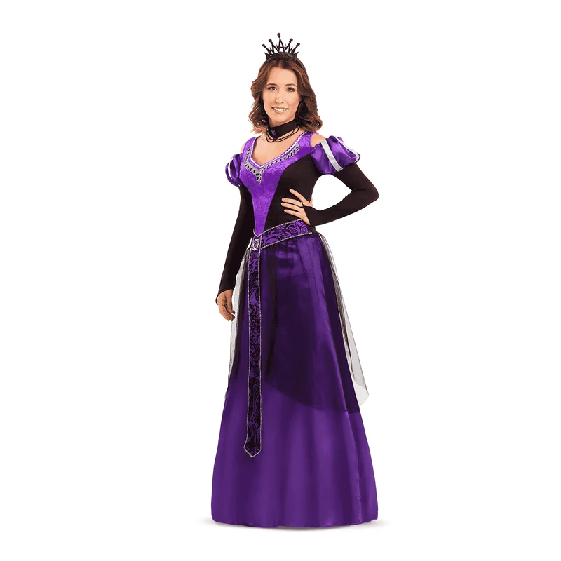 Disfraz de Reina medieval adulto talla XL