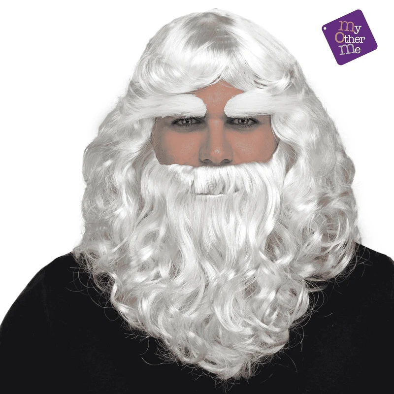 Peluca Papá noel para disfraz