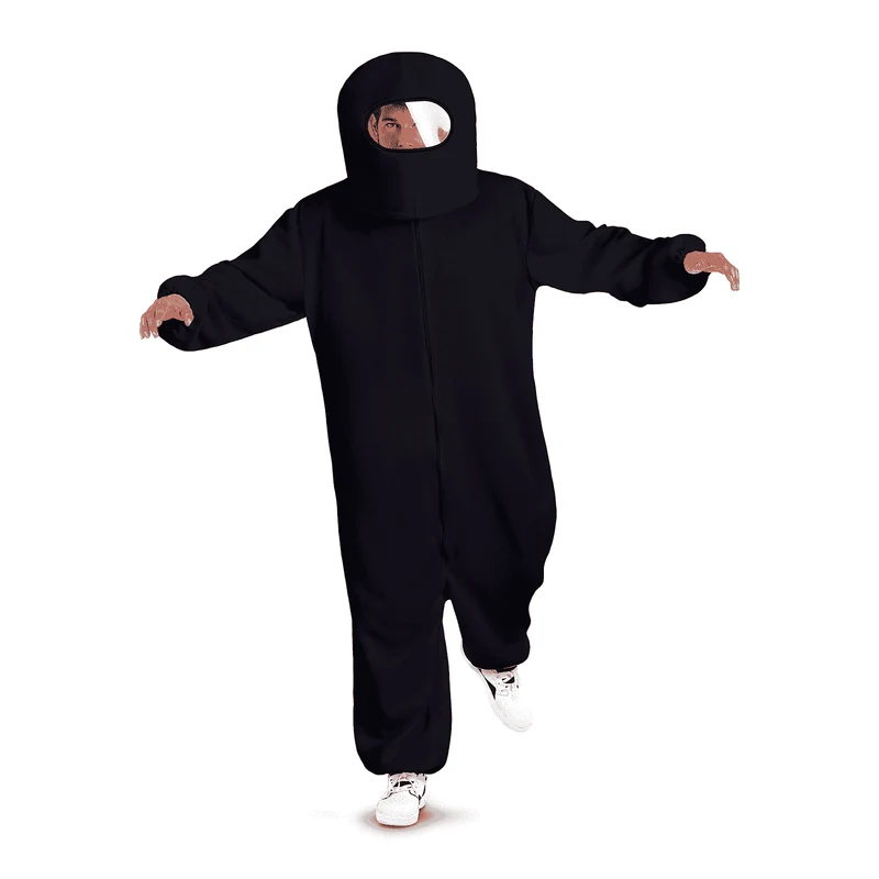 Disfraz de Among us impostor black adulto talla XL
