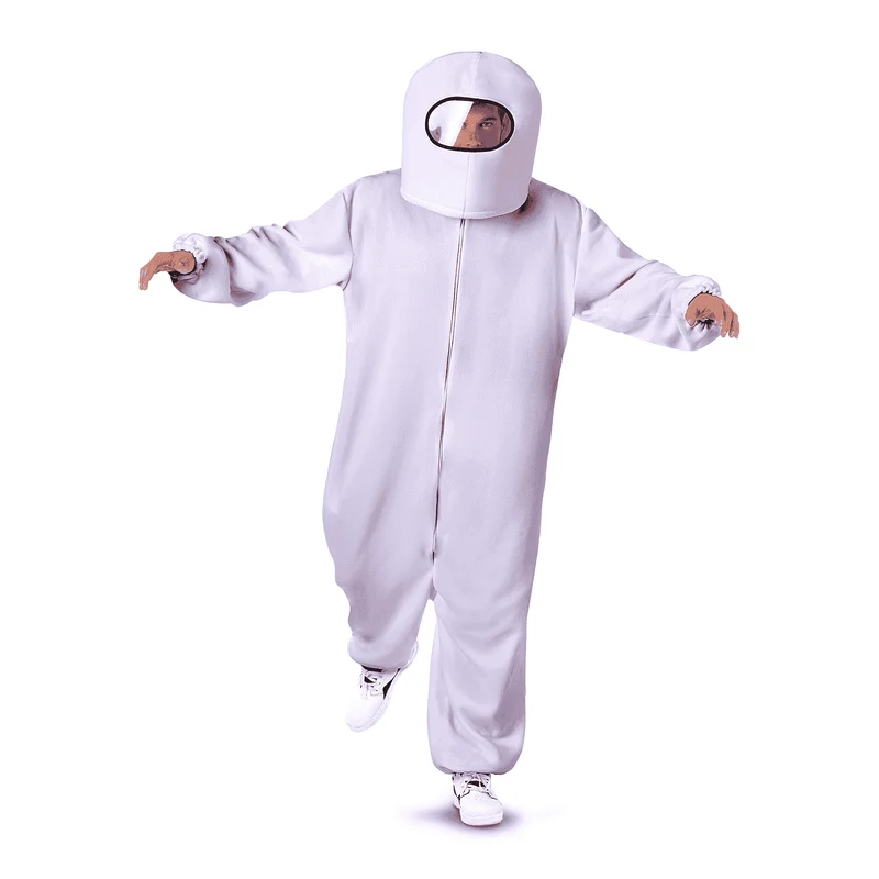 Disfraz de Among us impostor white adulto talla XL