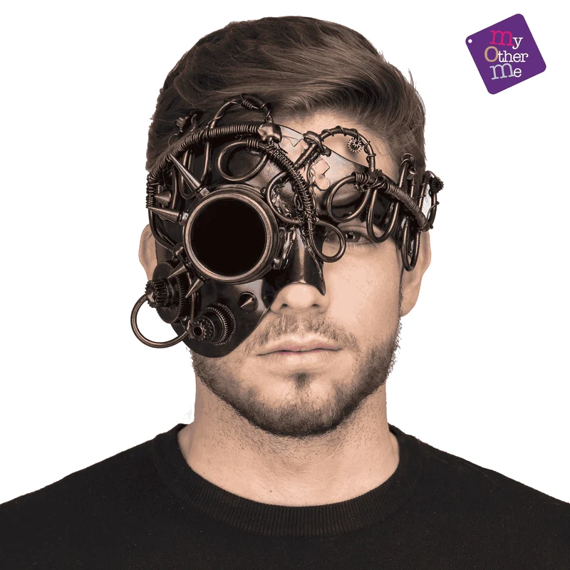 Máscara Steampunk para disfraz