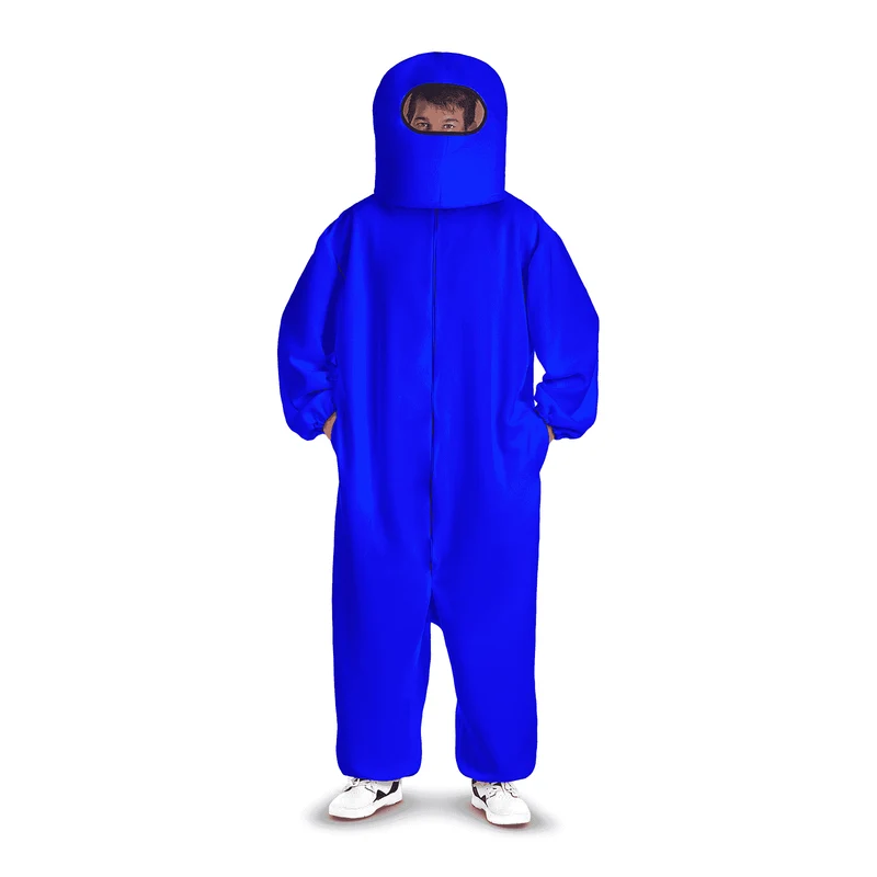 Disfraz de Among us impostor blue adulto talla XL