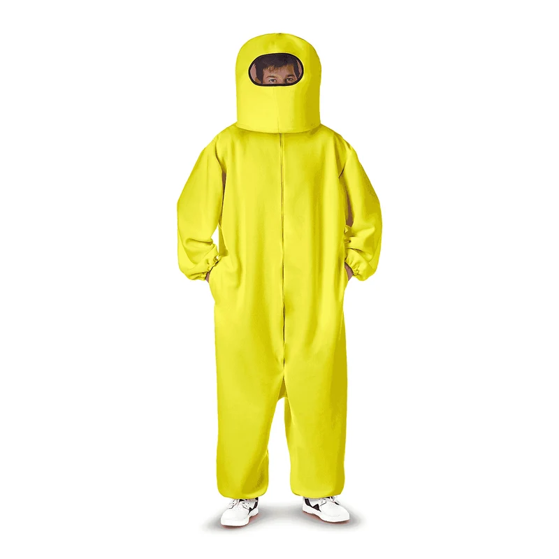 Disfraz de Among us impostor yellow adulto talla XL