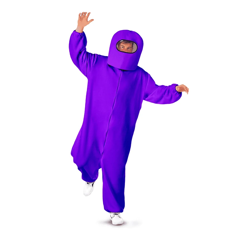 Disfraz de Among us impostor purple adulto talla XL