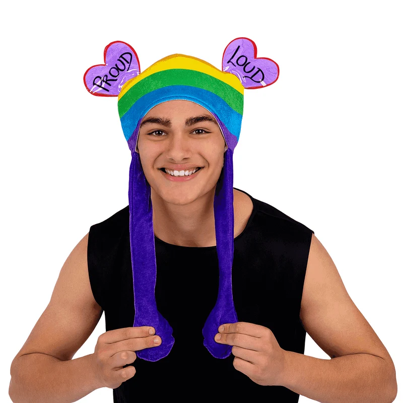 Gorro Arcoíris color multicolor para disfraz