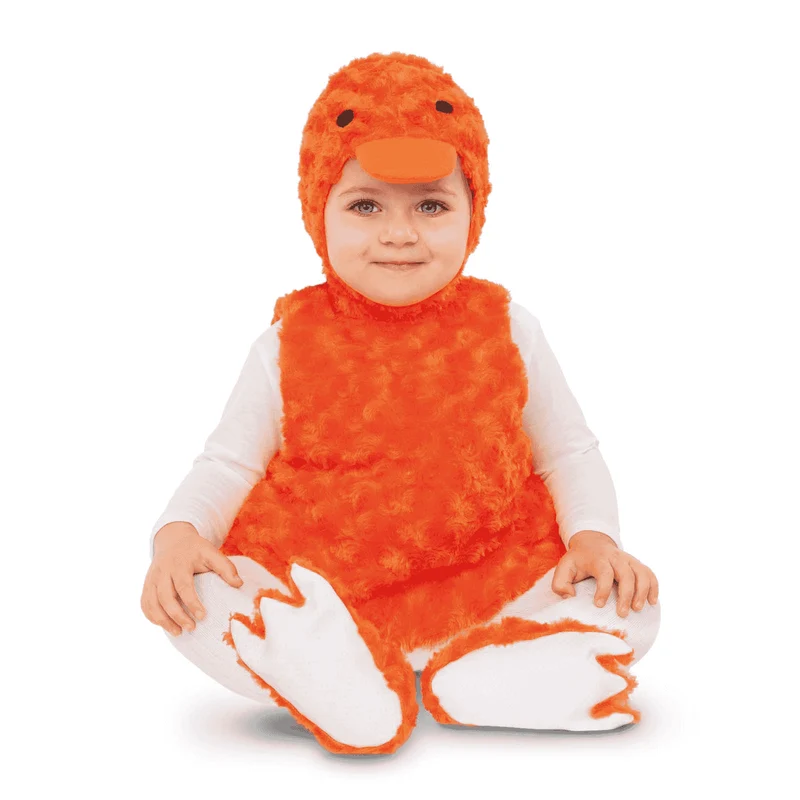 Disfraz de Patito peluche naranja 12-24 meses bebé