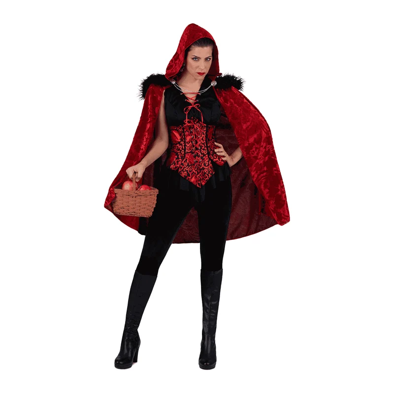 Disfraz de Caperucita roja selva negra adulto talla S