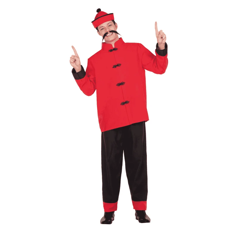 Disfraz de Chino dragón adulto talla ML