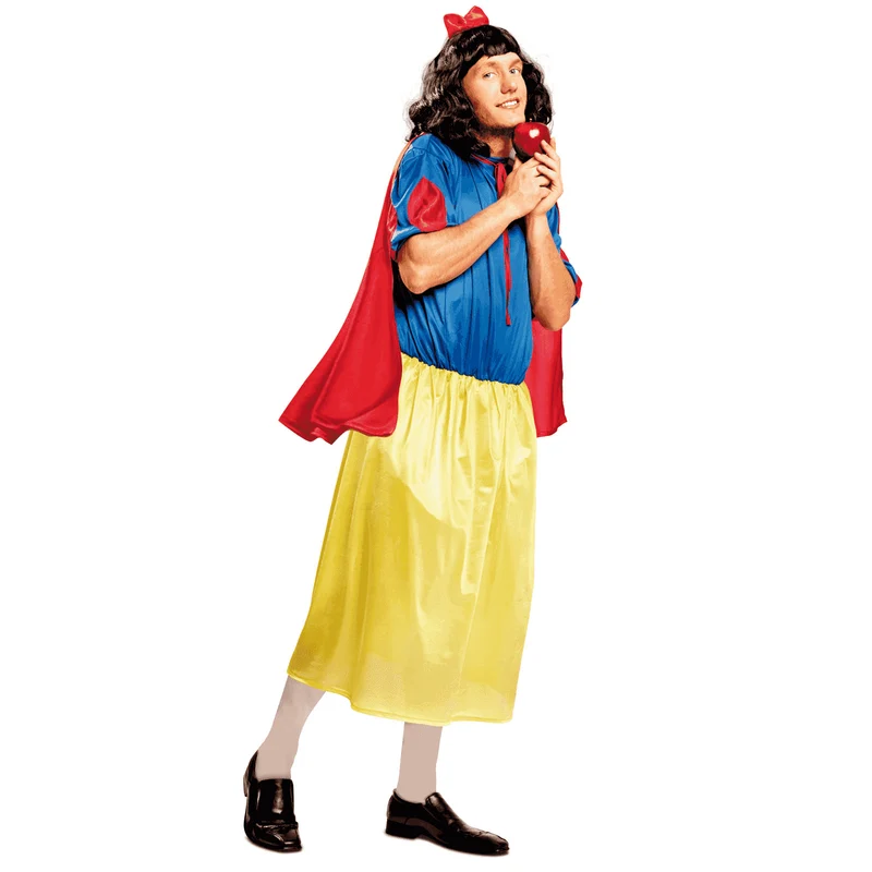 Disfraz de Blanca nieves hombre adulto talla XL
